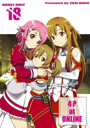 Amazing 4P at Online- Sword art online hentai Doggystyle