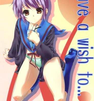 Trans Have A Wish To…- The melancholy of haruhi suzumiya hentai Little