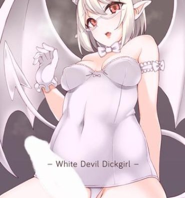 Wild Shiro Futa Devil | White Devil Dickgirl Cums