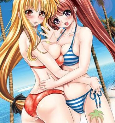 Suruba Ririkaru Beach- Mahou shoujo lyrical nanoha hentai Olderwoman